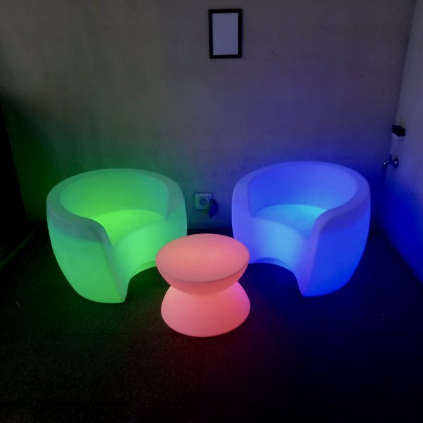 glow couch and glow mini coffee table