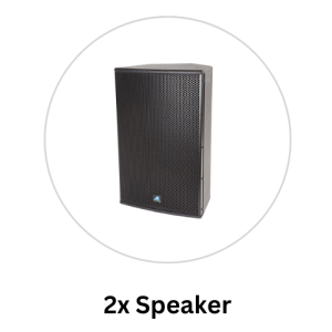 2x speaker