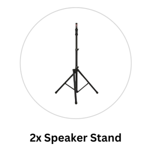 2x speaker stand