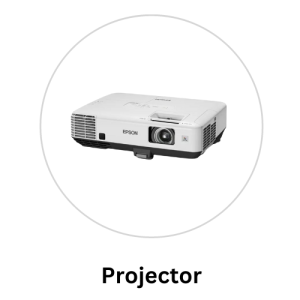 white epson projector