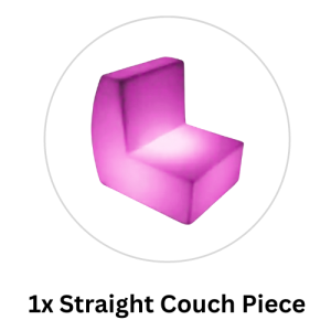 straight couch piece