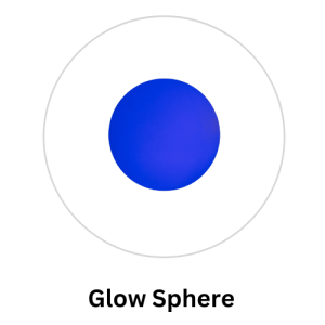 blue glow sphere