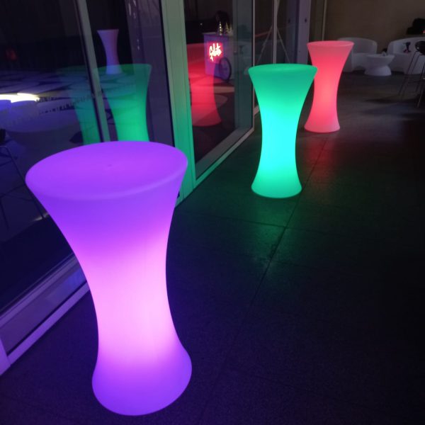 glow cocktail bar table