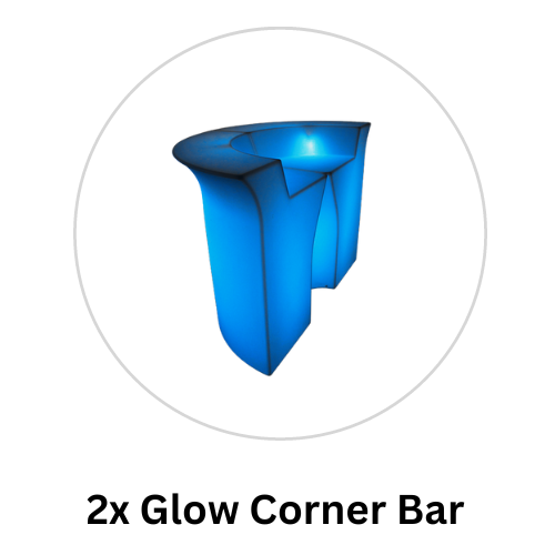 glow corner bar