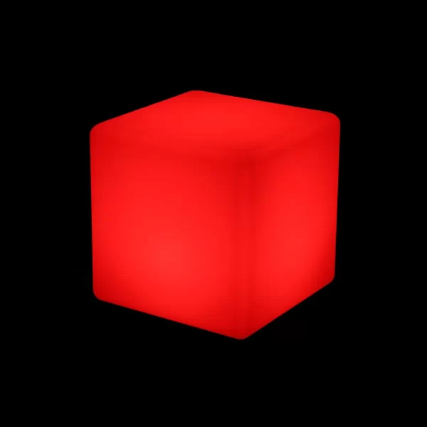 red glow cube