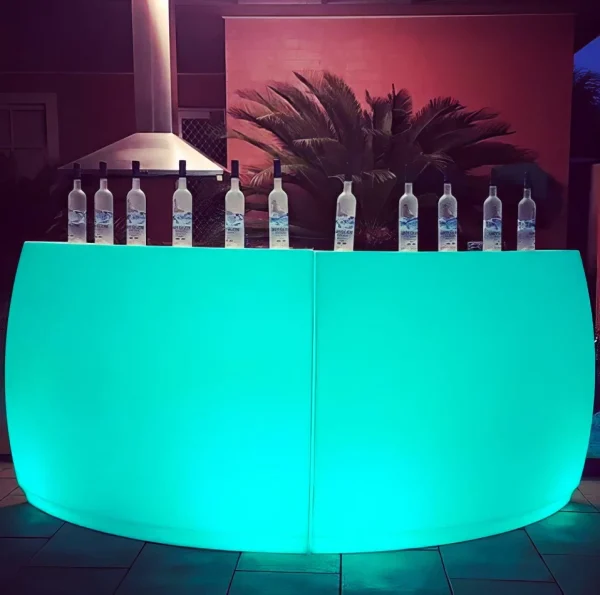 Glow curve bar