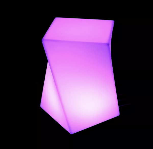 purple glow twisted cube